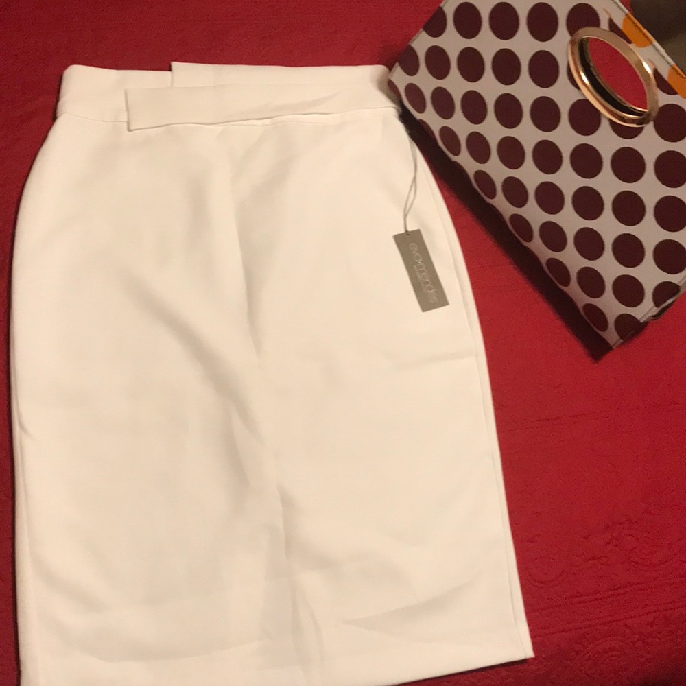 Brand new, Eva Mendes, white pencil skirt.